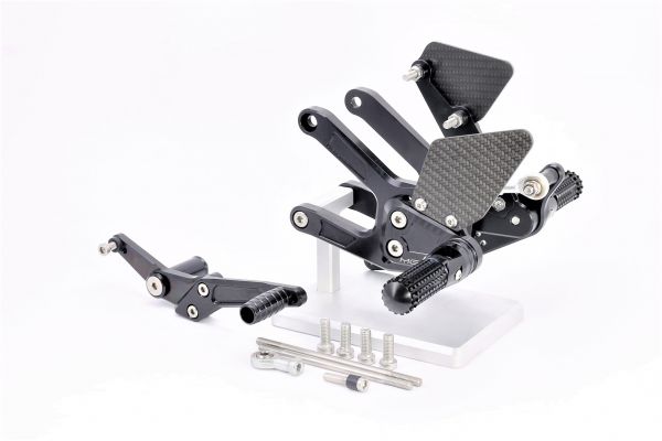 MG BIKETEC Sportfussrastenanlage / Rastenanlage / Fußrastenanlage mit ABE, gültig in D - A - CH für Honda CBR 1000RR-R Fireblade SP ab 2020
