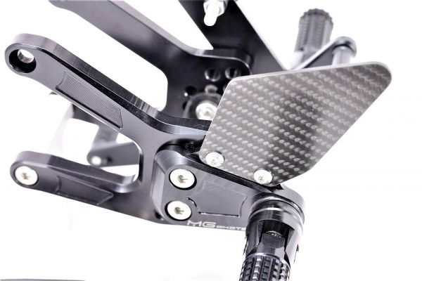 MG BIKETEC Sportfussrastenanlage / Rastenanlage / Fußrastenanlage mit ABE, gültig in D - A - CH für Honda CBR 1000RR-R Fireblade SP ab 2020