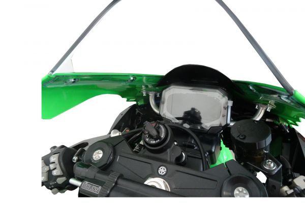 Kawasaki ZX 10R 2021- Motoholders Alu Verkleidungshalter Racing inkl. Luftrohr für Serieninstrumente fairing holder
