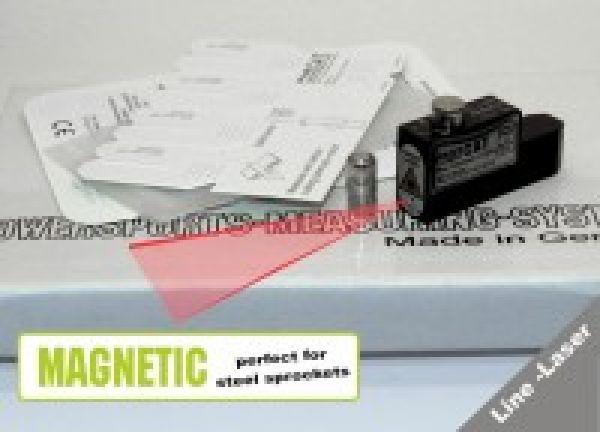 L-CAT Magnet - Linien-Laser für Stahl Kettenräder