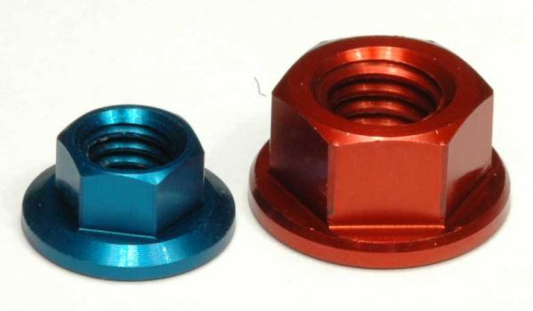 Aluminium Muttern MMS nut with disk