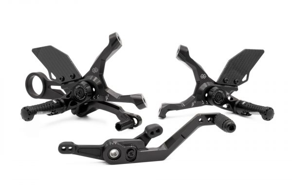 GILLES Fußrastenanlage MUE2 für BMW S 1000 RR/BMW M 1000 RR   (2025 - ) mit ABE
