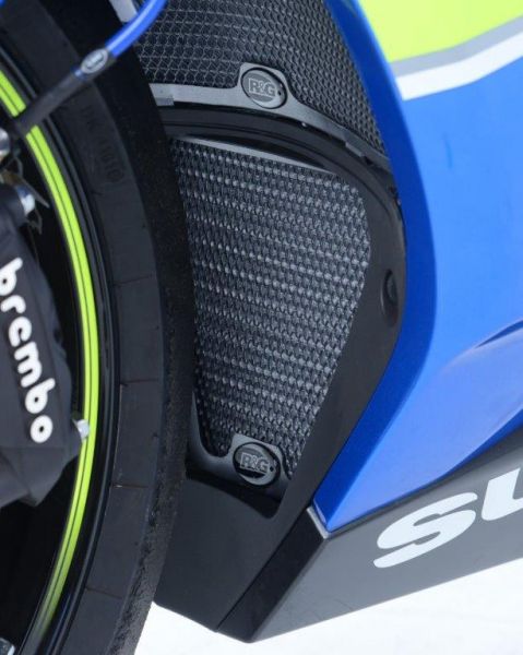 Suzuki GSX-R 1000 ab 2017 R&G Kühlergitter Ölkühler schwarz oder silber radiator grille oil cooler black or silver
