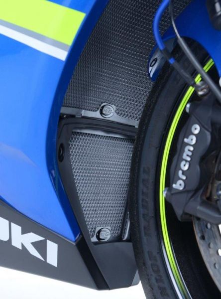 Suzuki GSX-R 1000 ab 2017 R&G Kühlergitter Ölkühler schwarz oder silber radiator grille oil cooler black or silver