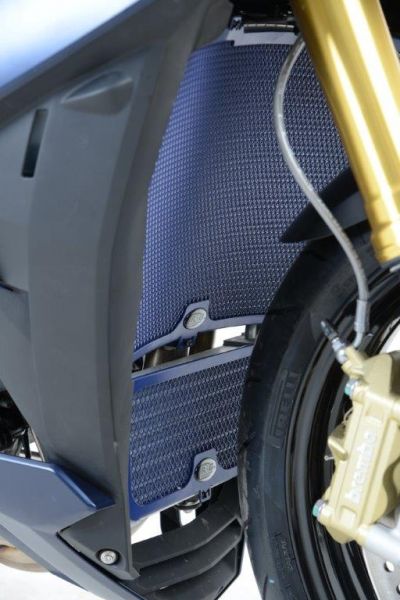 BMW S 1000 R 2014 bis 2016 R&G Kühlergitter Dunkelblau Wasserkühler water radiator grilles Dark Blue