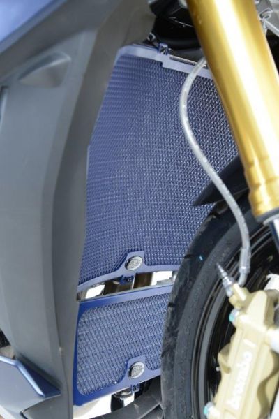 BMW S 1000 R 2014 bis 2016 R&G Kühlergitter Dunkelblau Wasserkühler water radiator grilles Dark Blue