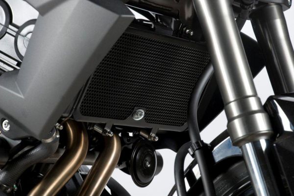R&G Racing Kühlergitter Wasserkühler Kawasaki ER 6 N / F 2012-  schwarz water radiator grilles black