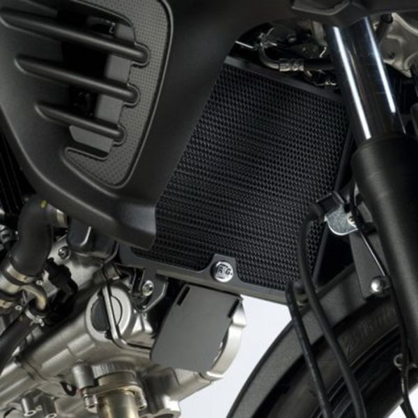 Suzuki 650 V-Strom ab 2011 R&G Kühlergitter Wasserkühler schwarz water radiator grilles black