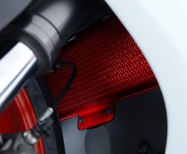 Ducati Panigale 899 und 1199 alle Baujahre R&G Kühlergitter Schutz Set 2Tlg Wasser und Öl radiator rot grille Set 2pcs water and oil red
