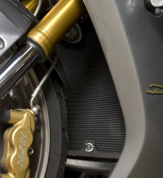 Triumph Daytona 675 und 675 R 2006 bis 2012 R&G Kühlergitter Wasserkühler schwarz water radiator grilles black