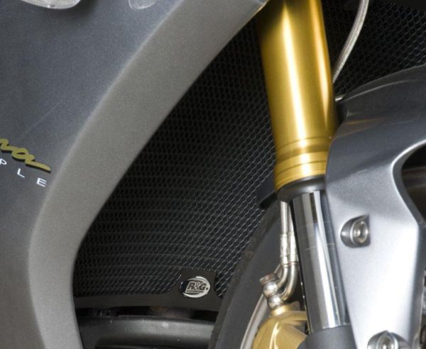 Triumph Daytona 675 und 675 R 2006 bis 2012 R&G Kühlergitter Wasserkühler schwarz water radiator grilles black