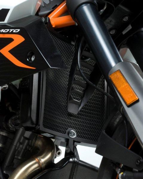 KTM 990 SMT alle Baujahre R&G Kühlergitter Wasserkühler schwarz oder orange water radiator grilles black or orange
