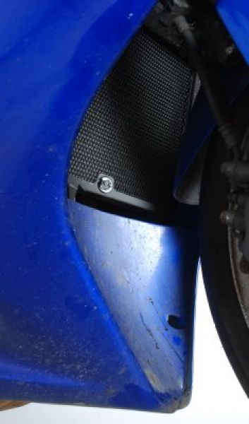 Honda CBR 1100 XX Blackbird 1996 bis 1998 R&G Kühlergitter Kühlerschutz schwarz radiator grille black