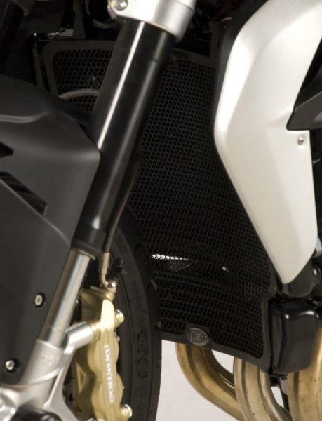 MV Agusta 675 und 800 2013 bis 2016 R&G Kühlergitter Wasserkühler & Öl schwarz Water cooler & oil black