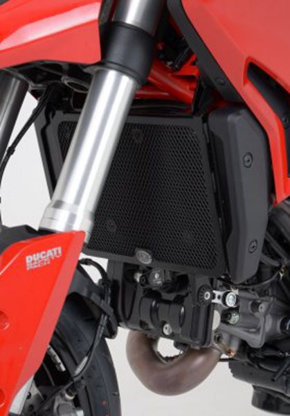 Ducati Hyperstrada 821 und 939 ab 2013 R&G Kühlergitter Kühlerschutz schwarz oder silber radiator grille black or silver