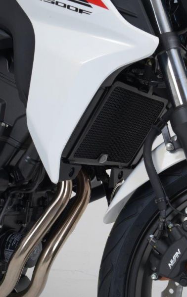 Honda CB 500 F 2013 bis 2015 un X ab 2013 R&G Kühlergitter Wasserkühler schwarz water radiator grilles black