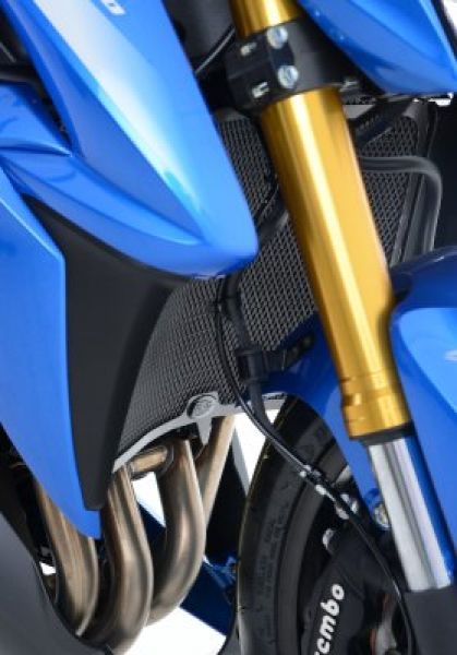 Suzuki GSX-S 1000 und FA ab 2015 R&G Kühlergitter Wasserkühler schwarz oder silber water radiator grilles black or silver
