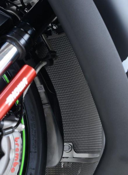 R&G Racing Kühlergitter Wasserkühler Kawasaki ZX-10 R 2008-2020  schwarz oder silber water radiator grilles black or silver