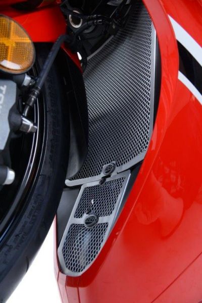 Honda CBR 1000 RR SP und SP2 2017-2019 R&G Kühlergitter Wasserkühler schwarz oder silver water radiator grilles black or silver