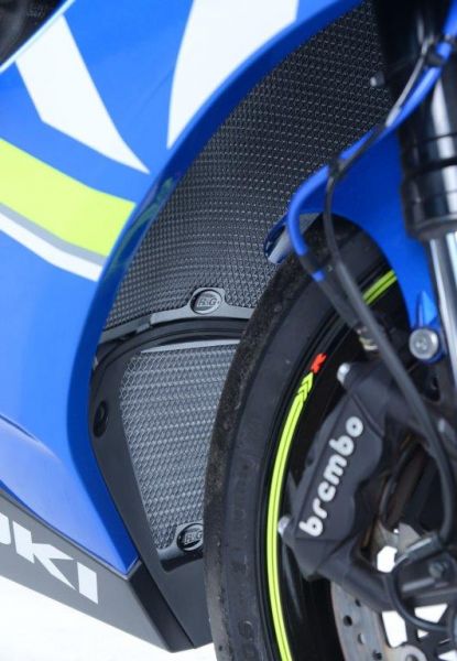 Suzuki GSX-R 1000 ab 2017 R&G Kühlergitter Wasserkühler schwarz oder silber water radiator grilles black or silver