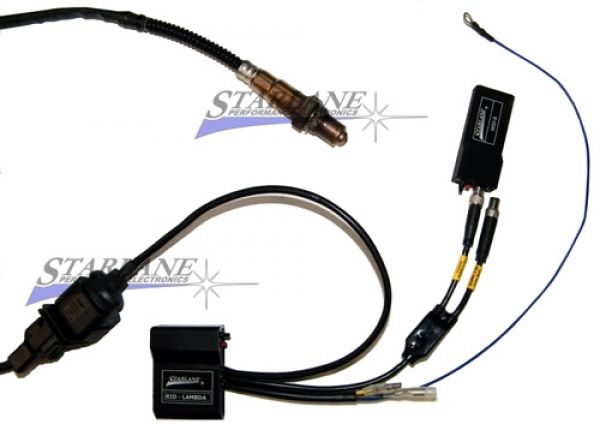 Starlane Datenlogger der Gemischaufbereitung per Lambdasonde plus Motordrehzahl plus einem analogen Kanal TPS für CORSARO data logger for mixture preparation via Lambda probe plus engine rpm additional 1 analogue channel TPS for CORSARO