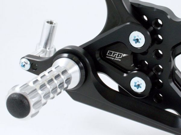 ARP Racing Fussrastenanlage Kawasaki ZX 6R Ninja 2019 2020 fußrasten ZX-6R 2019 Rear set