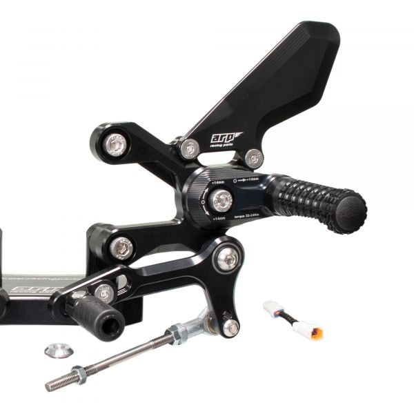 Fußrastenanlage ARP Aprilia RSV4 1000 RR/RF (18-20) Umkehrschaltung