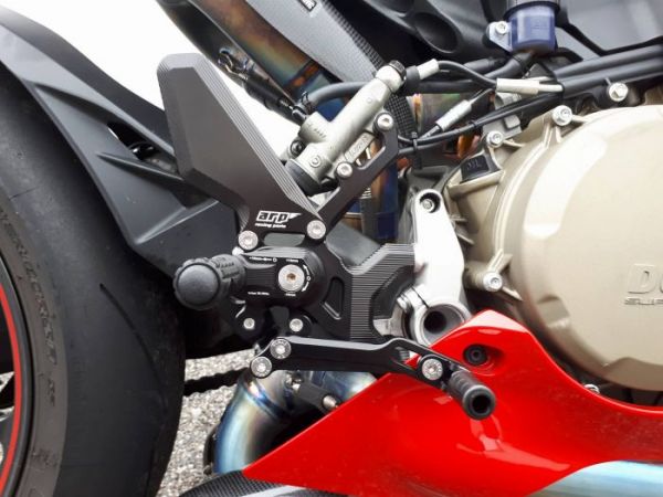 ARP Racing Fussrastenanlage Ducati 959 1299 Panigale original Schaltung Rear set original shifting