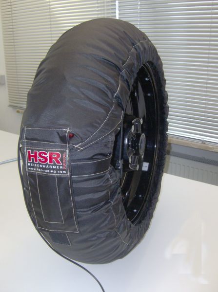 HSR Reifenwärmer Radial vorne 110 - 18 hinten 140-150 - 18 Youngtimer tyre warmers