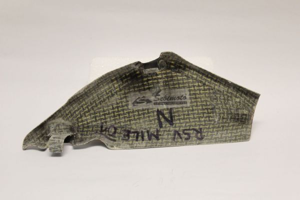 Aprilia RSV 1000 Mille 2001-2003 Sebimoto Höcker Rahmenschutz links Kohle-Kevlar frame protection for tail left side