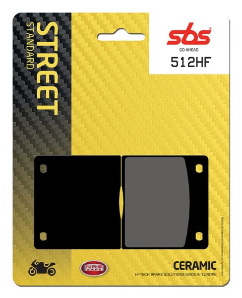 Bremsbelag SBS 512HF Street Ceramic