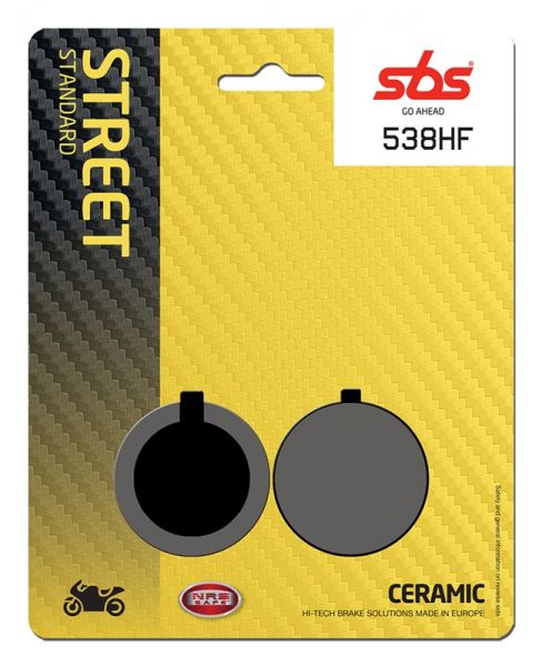 Bremsbelag SBS 538HF Street Ceramic