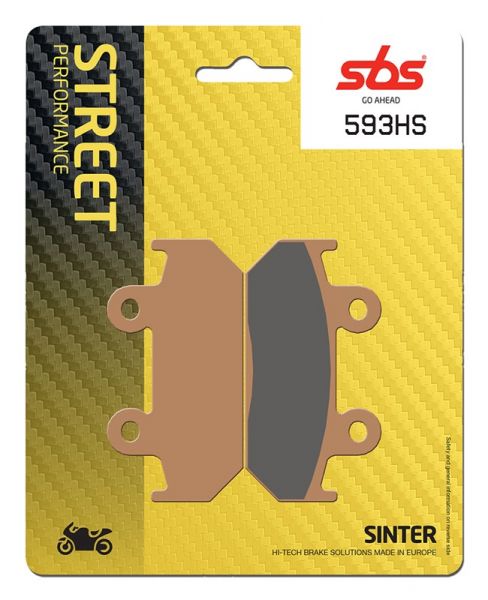 Bremsbelag SBS 593HS Streetexcel Sintermetall