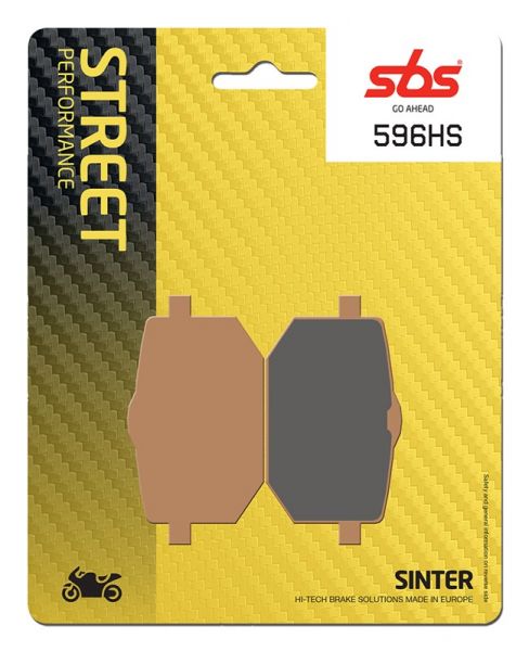 Bremsbelag SBS 596HS Streetexcel Sintermetall
