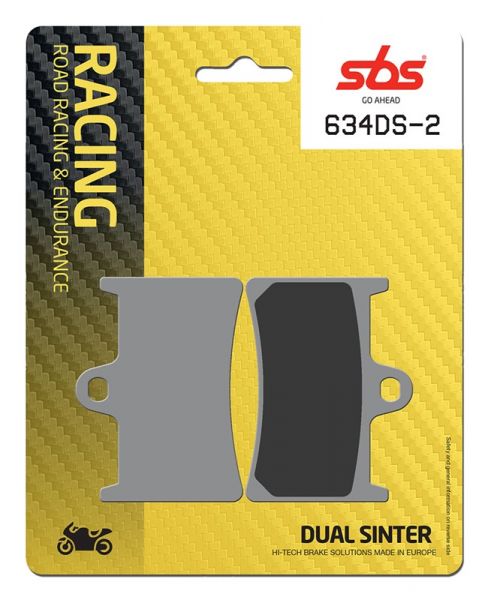 Racing Bremsbelag SBS 634 DS Dual Sinter