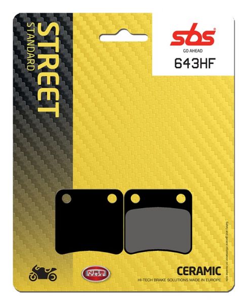 Bremsbelag SBS 643HF Street Ceramic