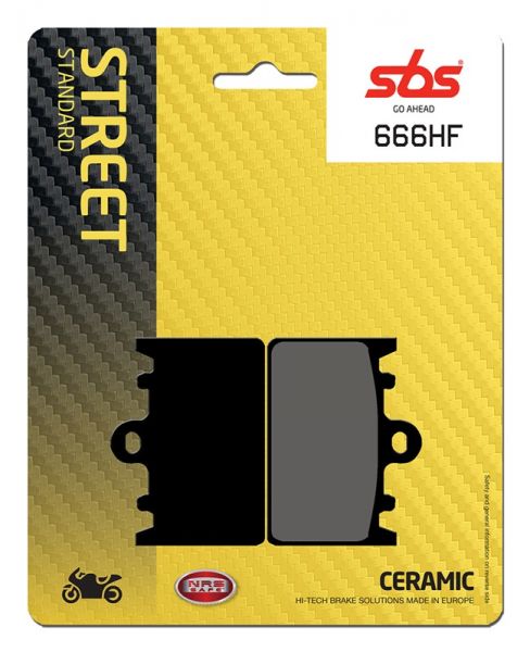 Bremsbelag SBS 666HF Street Ceramic