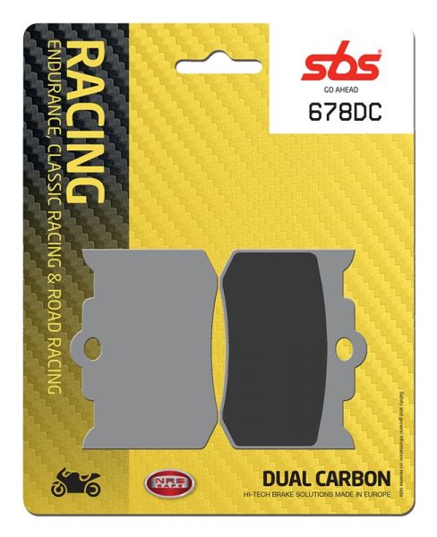 Racing Bremsbelag SBS 678 DC Dual Carbon