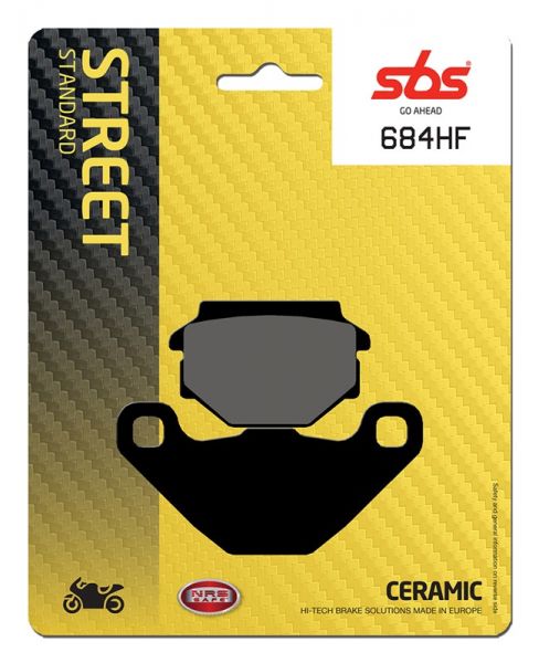 Bremsbelag SBS 684HF Street Ceramic