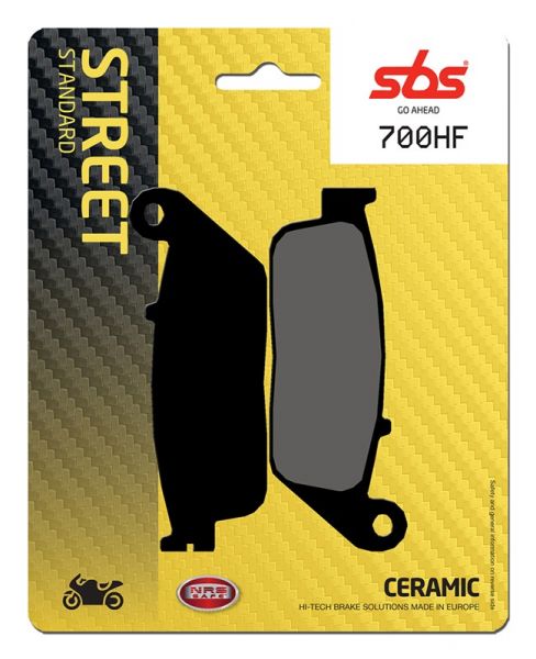 Bremsbelag SBS 700HF Street Ceramic