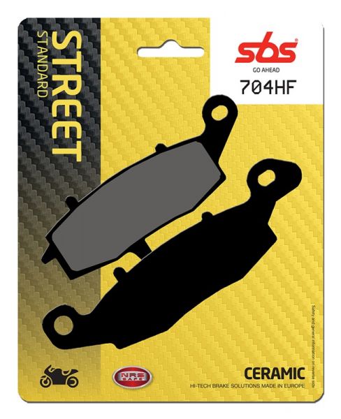 Bremsbelag SBS 704HF Street Ceramic