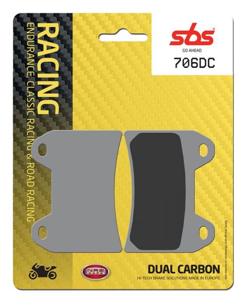 Racing Bremsbelag SBS 706 DC Dual Carbon