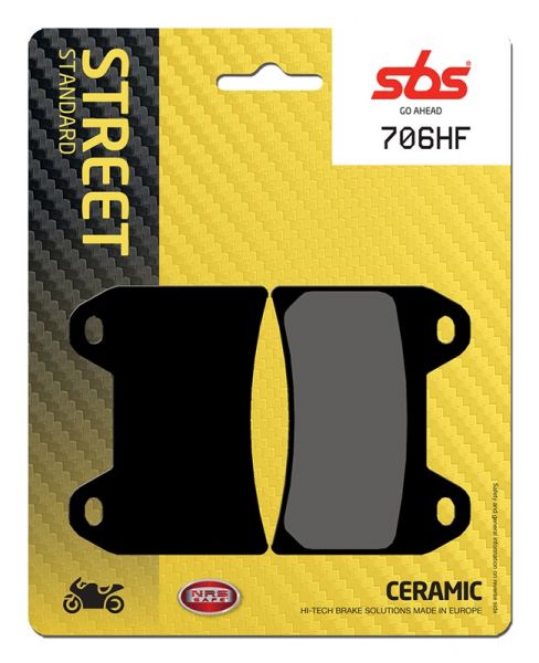 Bremsbelag SBS 706HF Street Ceramic