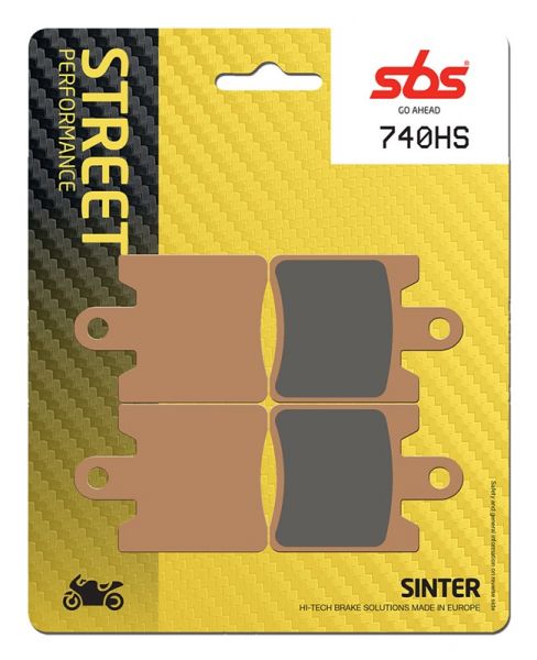 Bremsbelag SBS 740HS Streetexcel Sintermetall