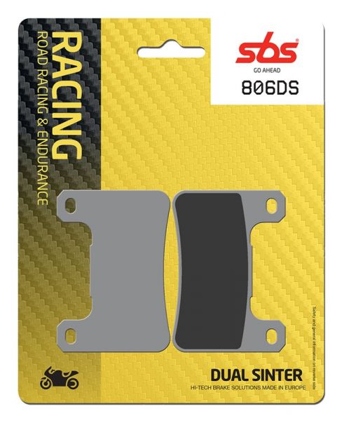 Racing Bremsbelag SBS 806 DS-1 Dual Sinter