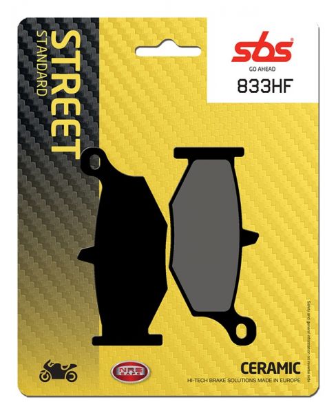Bremsbelag SBS 833HF Street Ceramic