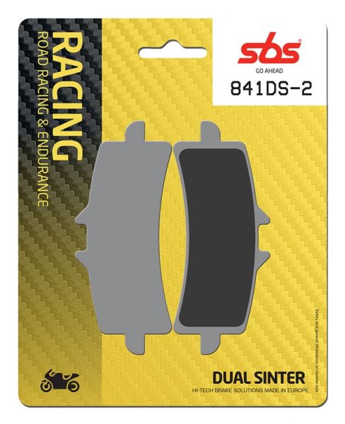 Racing Bremsbelag SBS 841 DS-2 Dual Sinter weicher Biss