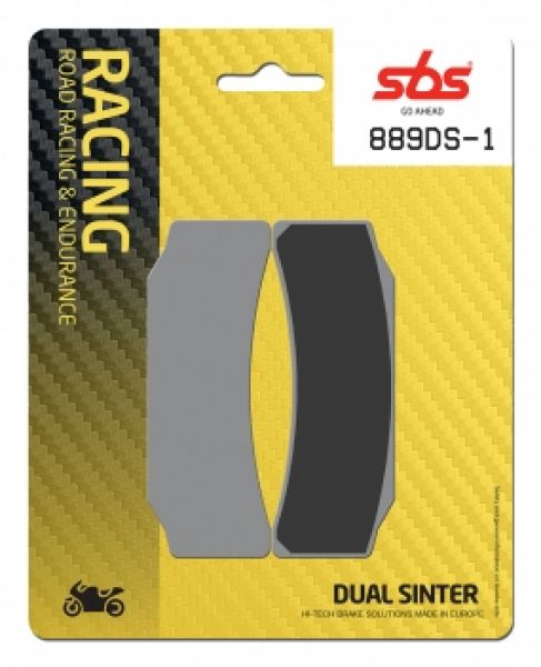 Racing Bremsbelag SBS 889DS-1 Dual Sinter giftiger Biss