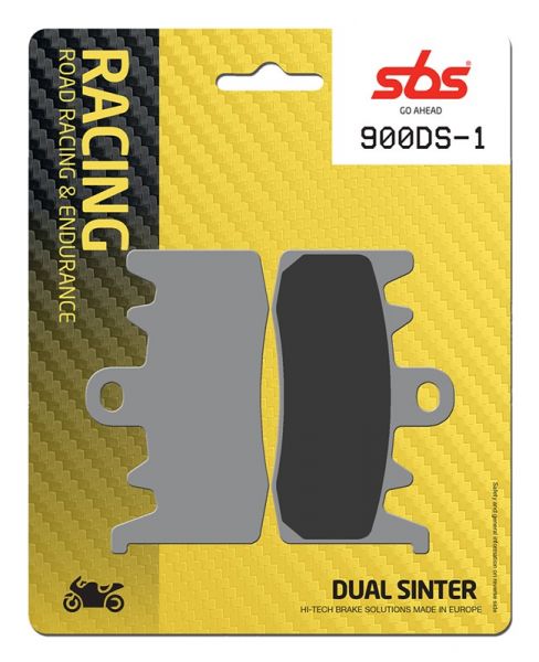 Racing Bremsbelag SBS 900 DS-1 Dual Sinter giftiger Biss