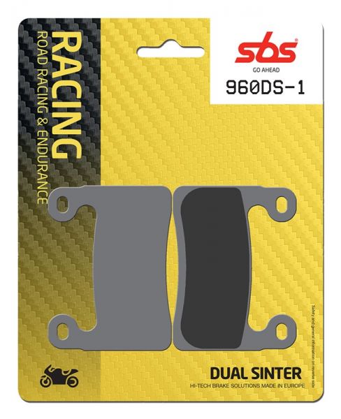 Racing Bremsbelag SBS 960 DS-1 Dual Sinter giftiger Biss